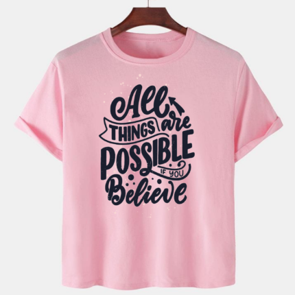 UNISEX Premium Quality  Dot Knit Printed T-Shirt