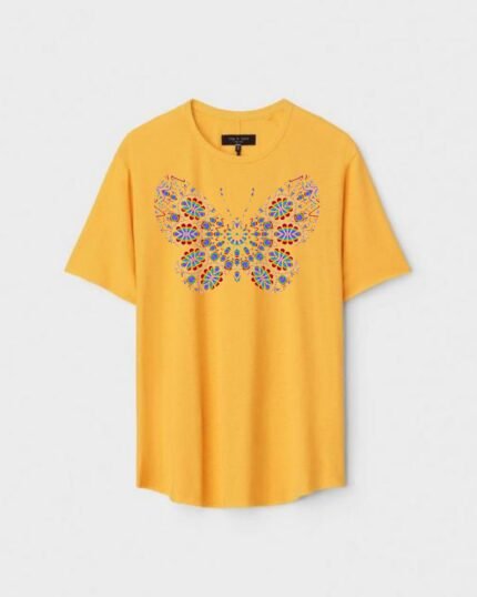 Unisex Designer Premium Quality Printed T-Shirt For Boys And Girls :: Cloth type : Cotton - Colour :: Yellow