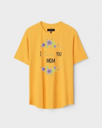 Unisex Designer Premium Quality Printed T-Shirt For Boys And Girls :: Cloth type : Cotton - Colour :: Yellow